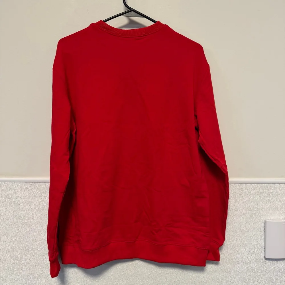 Chiefs Football Women's Red & Yellow Pullover Sweatshirt Large Girly NEW NWOT - Picture 3 of 11